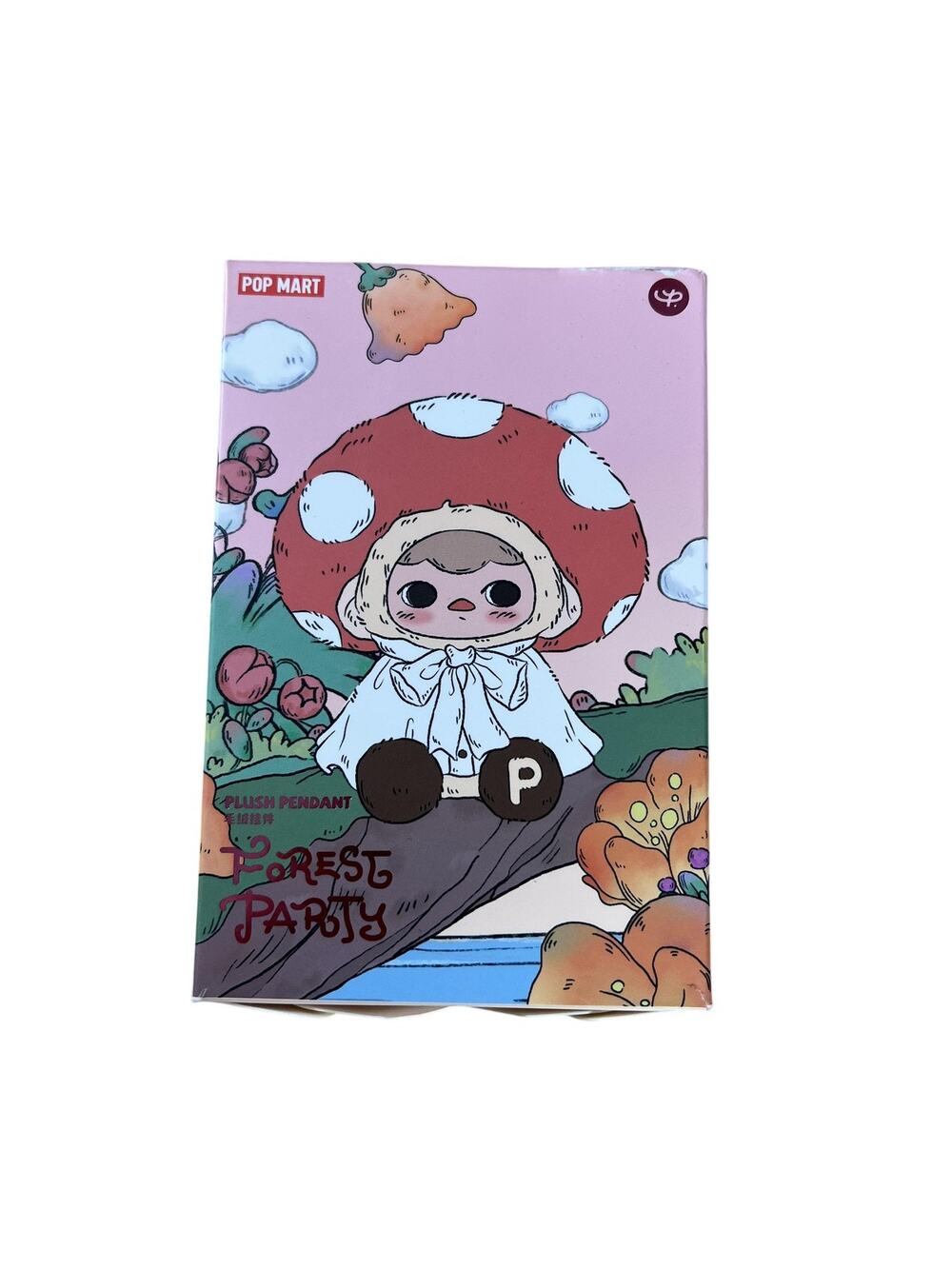 POP MART PUCKY Forest Party Vinyl Plush Pendant Blind Box Pink Made In China